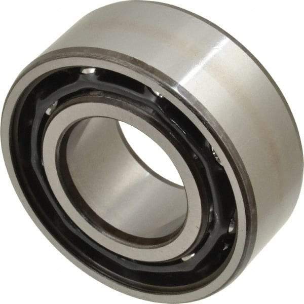 SKF - 30mm Bore Diam, 62mm OD, Open Angular Contact Radial Ball Bearing - 23.8mm Wide, 2 Rows, Round Bore, 20,800 Lb Static Capacity, 28,600 Lb Dynamic Capacity - Apex Tool & Supply