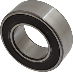 SKF - 50mm Bore Diam, 90mm OD, Double Seal Angular Contact Radial Ball Bearing - 30.2mm Wide, 2 Rows, Round Bore, 39,000 Lb Static Capacity, 48,800 Lb Dynamic Capacity - Apex Tool & Supply