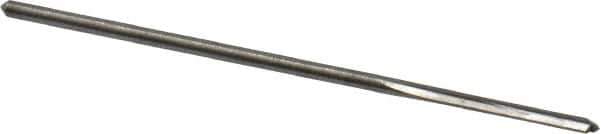 Hertel - 0.0455" Solid Carbide 4 Flute Chucking Reamer - Straight Flute, 0.0455" Straight Shank, 3/8" Flute Length, 1-1/2" OAL - Apex Tool & Supply