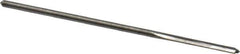 Hertel - 0.0455" Solid Carbide 4 Flute Chucking Reamer - Straight Flute, 0.0455" Straight Shank, 3/8" Flute Length, 1-1/2" OAL - Apex Tool & Supply