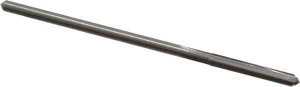 Hertel - 0.0745" Solid Carbide 4 Flute Chucking Reamer - Straight Flute, 0.0745" Straight Shank, 1/2" Flute Length, 1-3/4" OAL - Apex Tool & Supply