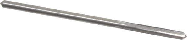Hertel - 0.0933" Solid Carbide 4 Flute Chucking Reamer - Straight Flute, 0.0933" Straight Shank, 1/2" Flute Length, 2" OAL - Apex Tool & Supply