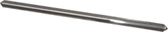 Hertel - 0.1295" Solid Carbide 4 Flute Chucking Reamer - Straight Flute, 0.1295" Straight Shank, 3/4" Flute Length, 2-1/2" OAL - Apex Tool & Supply