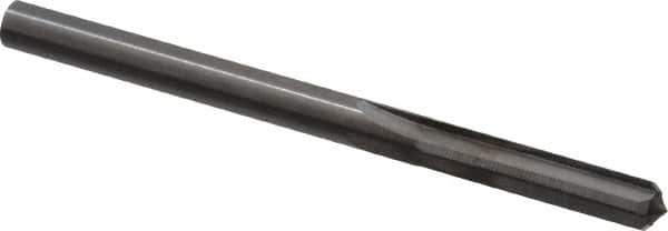 Hertel - 0.216" Solid Carbide 4 Flute Chucking Reamer - Straight Flute, 0.216" Straight Shank, 1" Flute Length, 3" OAL - Apex Tool & Supply