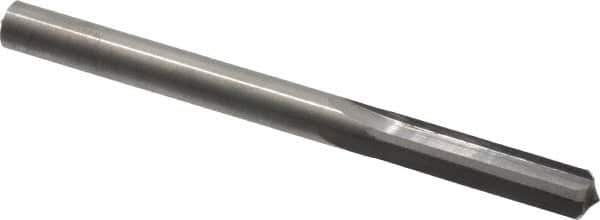 Hertel - 0.245" Solid Carbide 4 Flute Chucking Reamer - Straight Flute, 0.245" Straight Shank, 1" Flute Length, 3" OAL - Apex Tool & Supply