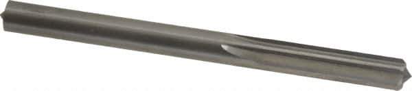 Hertel - 0.262" Solid Carbide 6 Flute Chucking Reamer - Straight Flute, 0.262" Straight Shank, 1-1/8" Flute Length, 3-1/4" OAL - Apex Tool & Supply