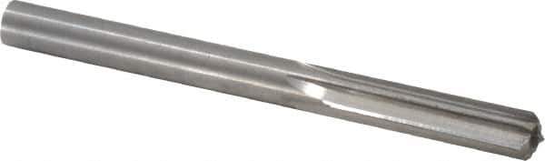 Hertel - 0.276" Solid Carbide 6 Flute Chucking Reamer - Straight Flute, 0.276" Straight Shank, 1-1/8" Flute Length, 3-1/4" OAL - Apex Tool & Supply