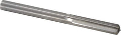 Hertel - 0.276" Solid Carbide 6 Flute Chucking Reamer - Straight Flute, 0.276" Straight Shank, 1-1/8" Flute Length, 3-1/4" OAL - Apex Tool & Supply