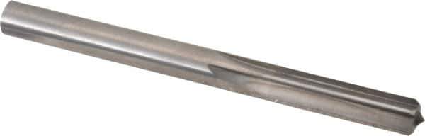 Hertel - 0.279" Solid Carbide 6 Flute Chucking Reamer - Straight Flute, 0.279" Straight Shank, 1-1/8" Flute Length, 3-1/4" OAL - Apex Tool & Supply