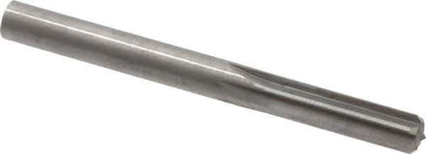 Hertel - 0.335" Solid Carbide 6 Flute Chucking Reamer - Straight Flute, 0.335" Straight Shank, 1-1/4" Flute Length, 3-1/2" OAL - Apex Tool & Supply