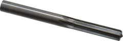 Hertel - 0.338" Solid Carbide 6 Flute Chucking Reamer - Straight Flute, 0.338" Straight Shank, 1-1/4" Flute Length, 3-1/2" OAL - Apex Tool & Supply