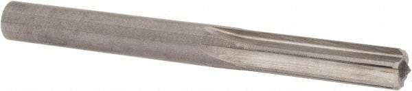 Hertel - 11/32" Solid Carbide 6 Flute Chucking Reamer - Straight Flute, 11/32" Straight Shank, 1-1/4" Flute Length, 3-1/2" OAL - Apex Tool & Supply