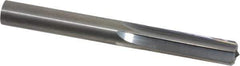Hertel - 3/8" Solid Carbide 6 Flute Chucking Reamer - Straight Flute, 3/8" Straight Shank, 1-1/4" Flute Length, 3-1/2" OAL - Apex Tool & Supply