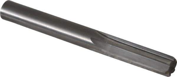 Hertel - 0.383" Solid Carbide 6 Flute Chucking Reamer - Straight Flute, 0.383" Straight Shank, 1-1/4" Flute Length, 3-1/2" OAL - Apex Tool & Supply