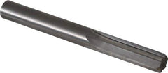 Hertel - 0.383" Solid Carbide 6 Flute Chucking Reamer - Straight Flute, 0.383" Straight Shank, 1-1/4" Flute Length, 3-1/2" OAL - Apex Tool & Supply