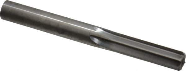Hertel - 0.435" Solid Carbide 6 Flute Chucking Reamer - Straight Flute, 0.435" Straight Shank, 1-3/8" Flute Length, 4" OAL - Apex Tool & Supply