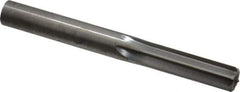 Hertel - 0.435" Solid Carbide 6 Flute Chucking Reamer - Straight Flute, 0.435" Straight Shank, 1-3/8" Flute Length, 4" OAL - Apex Tool & Supply