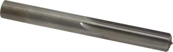 Hertel - 0.439" Solid Carbide 6 Flute Chucking Reamer - Straight Flute, 0.439" Straight Shank, 1-3/8" Flute Length, 4" OAL - Apex Tool & Supply