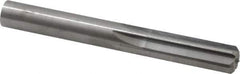 Hertel - 0.46" Solid Carbide 6 Flute Chucking Reamer - Straight Flute, 0.46" Straight Shank, 1-3/8" Flute Length, 4" OAL - Apex Tool & Supply