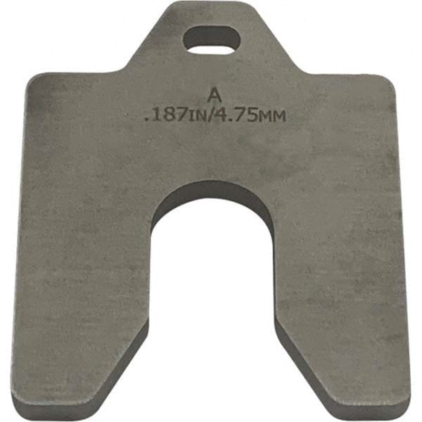 Maudlin Products - Metal Shim Stock Type: Slotted Shim Material: Stainless Steel - Apex Tool & Supply