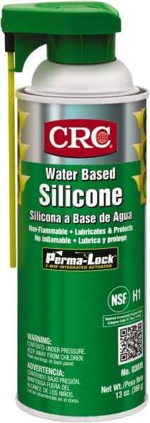 CRC - 16 oz Aerosol Silicone Lubricant - White, 0°F to 400°F, Food Grade - Apex Tool & Supply