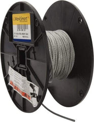 Value Collection - 1/8" Diam, Aircraft Cable - 1,700 Lb Breaking Strength, 7 x 7 Strand Core - Apex Tool & Supply