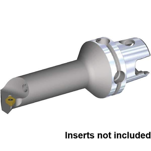 Kennametal - Right Hand Cut, 32mm Min Bore Diam, Size KM40TS Steel Modular Boring Cutting Unit Head - 80.04mm Max Bore Depth, Through Coolant, Compatible with DP.. 11T308, DP.. 3252 - Apex Tool & Supply