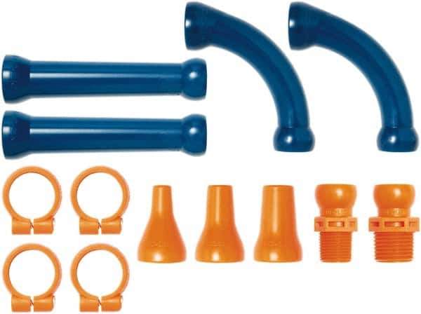 Loc-Line - 1/2" Hose Inside Diam, Coolant Hose Extension Element Kit - For Use with Loc-Line Modular Hose System - Apex Tool & Supply