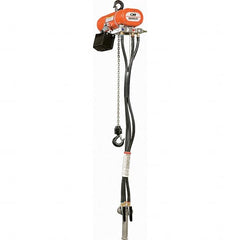 CM - 600 Lb Load Limit, 10' Max Height Air Chain Hoist - Apex Tool & Supply