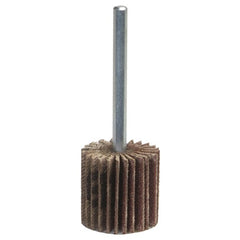 1″ × 5/8″ × 1/4″ Super Finish Flap Wheel 80 Grit Aluminum Oxide - Apex Tool & Supply