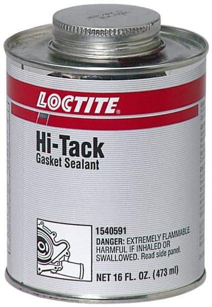 Loctite - 16 oz Can Red Polyurethane Gasket Sealant - Series 154 - Apex Tool & Supply