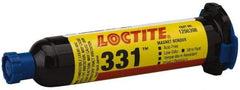 Loctite - 25 mL Cartridge Two Part Acrylic Adhesive - 0.33 min Working Time, 3,100 psi Shear Strength, Series 331 - Apex Tool & Supply