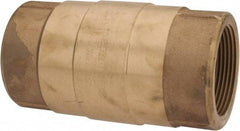 Strataflo - 2-1/2" Brass Check Valve - Inline, FNPT x FNPT, 200 WOG - Apex Tool & Supply