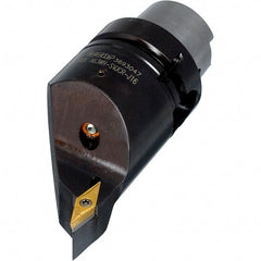 Iscar - Left Hand Cut, Size HSK A63, VC.. Insert Compatiblity, External Modular Turning & Profiling Cutting Unit Head - 0.98" Ctr to Cutting Edge, 4.331" Head Length, Through Coolant, Series Isoturn - Apex Tool & Supply