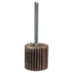 2 1/2″ × 1″ × 1/4″ Super Finish Flap Wheel 80 Grit Aluminum Oxide - Apex Tool & Supply