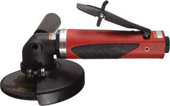 Sioux Tools - 4" Wheel Diam, 12,000 RPM, Pneumatic Angle & Disc Grinder - 3/8-24 Spindle, 35 CFM, Rear Exhaust - Apex Tool & Supply