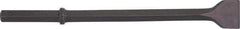 Ingersoll-Rand - 3" Head Width, 14" OAL, 1" Shank Diam, Scaling Chisel - Hex Drive, Hex Shank, Steel - Apex Tool & Supply