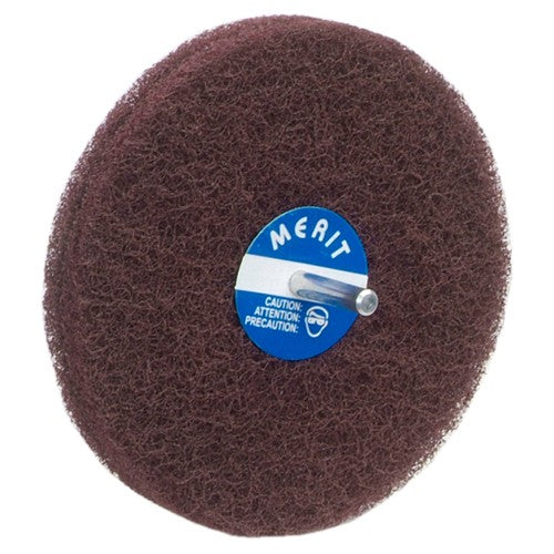 5″ × 1/2″ with 1/4″ Spindle Non-Woven Spindle - Mounted Disc Medium Grit Aluminum Oxide - Apex Tool & Supply
