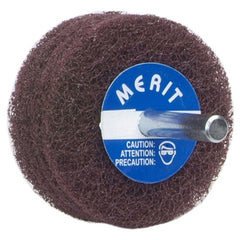 5″ × 1/2″ with 1/4″ Spindle Non-Woven Spindle - Mounted Disc Fine Grit Aluminum Oxide - Apex Tool & Supply