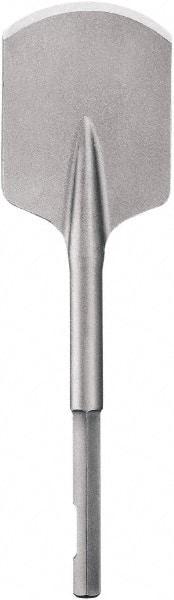 DeWALT - 4" Head Width, 4-1/2" OAL, 3/4" Shank Diam, Spade Chisel - Hex Drive, Hex Shank, Steel - Apex Tool & Supply