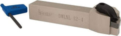 Iscar - DWLN, Left Hand Cut, 95° Lead Angle, 3/4" Shank Height x 3/4" Shank Width, Negative Rake Indexable Turning Toolholder - 4-1/2" OAL, WN.. Insert Compatibility, Series Isoturn - Apex Tool & Supply