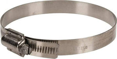 IDEAL TRIDON - SAE Size 512, 4-1/4 to 5-1/8" Diam, Stainless Steel High Torque Worm Drive Clamp - 5/8" Wide, Material Grade 304, Series 60 - Apex Tool & Supply