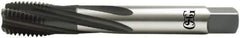 OSG - M16x2.00 Metric Coarse 4 Flute Modified Bottoming Spiral Flute Tap - Vanadium High Speed Steel, Oxide Finish, Right Hand Flute, Right Hand Thread, D7, Series 13116 - Apex Tool & Supply