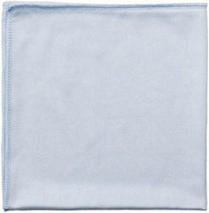 Rubbermaid - Dry Microfiber Wipes - Packet, 16" x 16" Sheet Size, Blue - Apex Tool & Supply