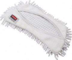 Rubbermaid - 226.06mm Long x 149.86mm Wide Microfiber Dust Mop Head - White - Apex Tool & Supply