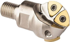 Seco - 24.99mm Cut Diam, 14mm Max Depth of Cut, Indexable Ball Nose End Mill - 40.01mm Head Length, M12 Modular Connection, R218.19 Toolholder, 218.19 125 Insert - Apex Tool & Supply