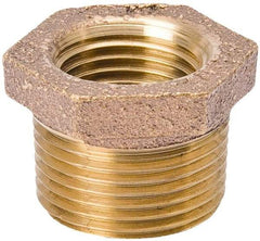 Value Collection - Class 125, 1 x 3/4" Internal Pipe, Red Brass Hex Bushing - MPT - Apex Tool & Supply