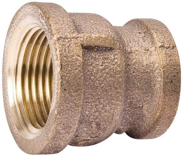 Value Collection - Class 125, 1 x 3/4" Internal Pipe, Red Brass Reducing Coupling - MPT - Apex Tool & Supply