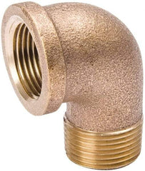 Value Collection - Class 125, 1/2" Internal Pipe, Red Brass 90° Street Elbow - MPT - Apex Tool & Supply