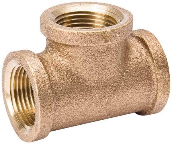 Value Collection - Class 125, 1" Internal Pipe, Red Brass Tee - MPT - Apex Tool & Supply